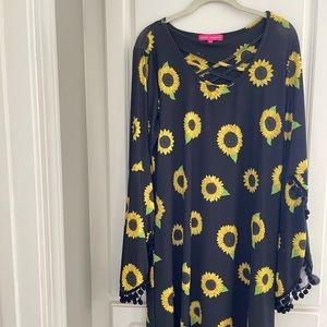 Simply Southern Sunflower Dress: Size L